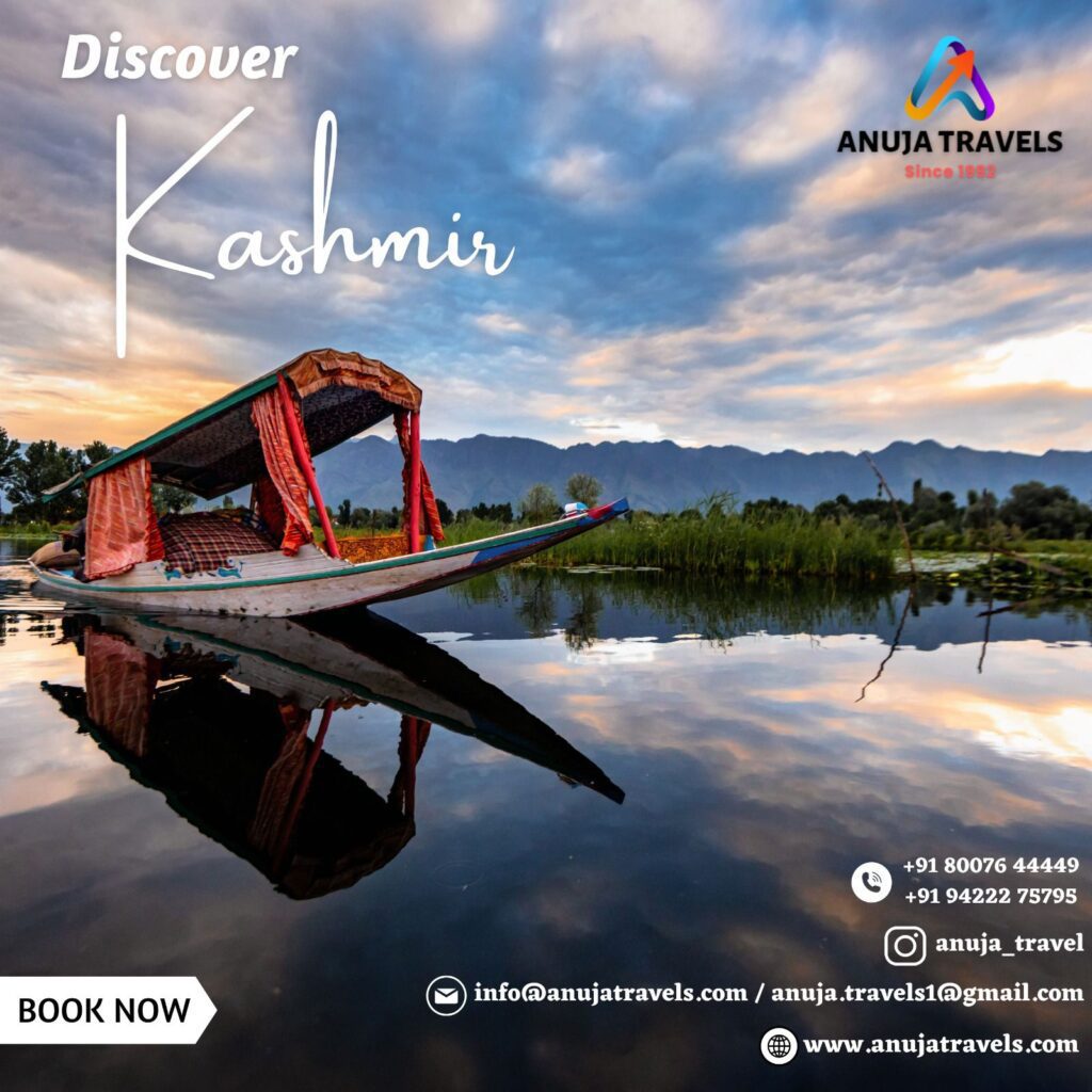 kashmir package Anuja tours and travels